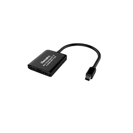 Xtrempro 2-Port Mini DisplayPort 1.2 to Multi-Stream Transport Hub Audio Video Adapter XT131709